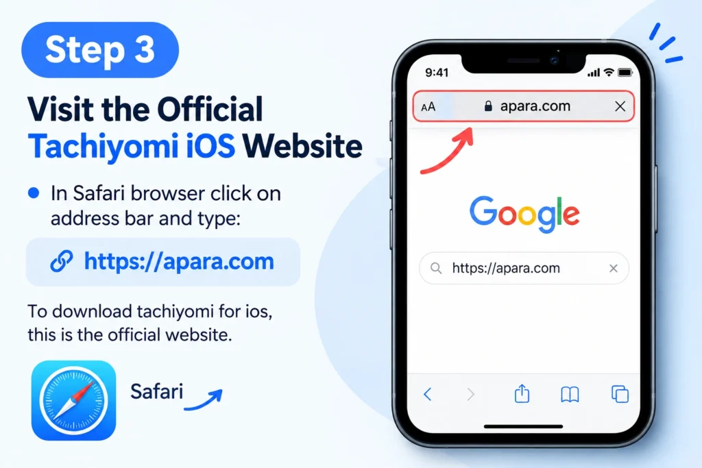 Safari Tachoyomi iOS